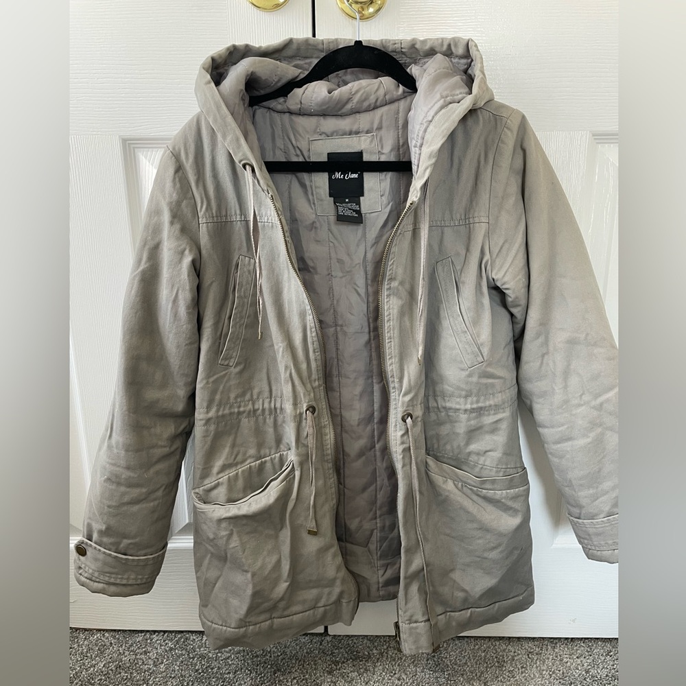 Grey zip up jacket!
